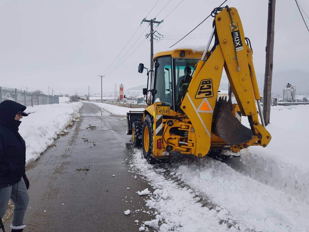 Επιχείρηση “ανοικτοί δρόμοι” στη Βοιωτία