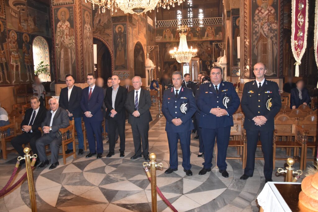 Οι αστυνομικοί της Βοιωτίας τίμησαν τον Άγιο Αρτέμιο